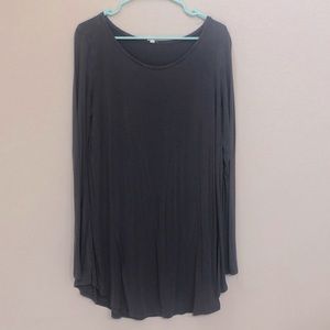 Dusty blue swing tunic